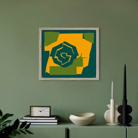 voorbeeld van digitale kunst in interieur