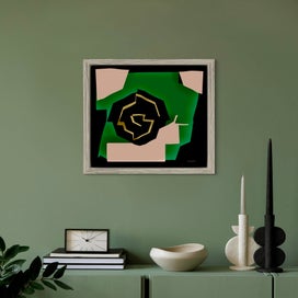 voorbeeld van digitale kunst in interieur