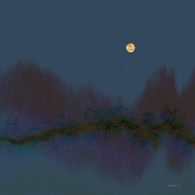 Marmerlandschap III (digitale kunst) 50x50cm