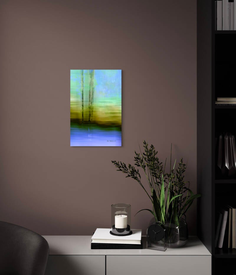 voorbeeld van digitale kunst in interieur