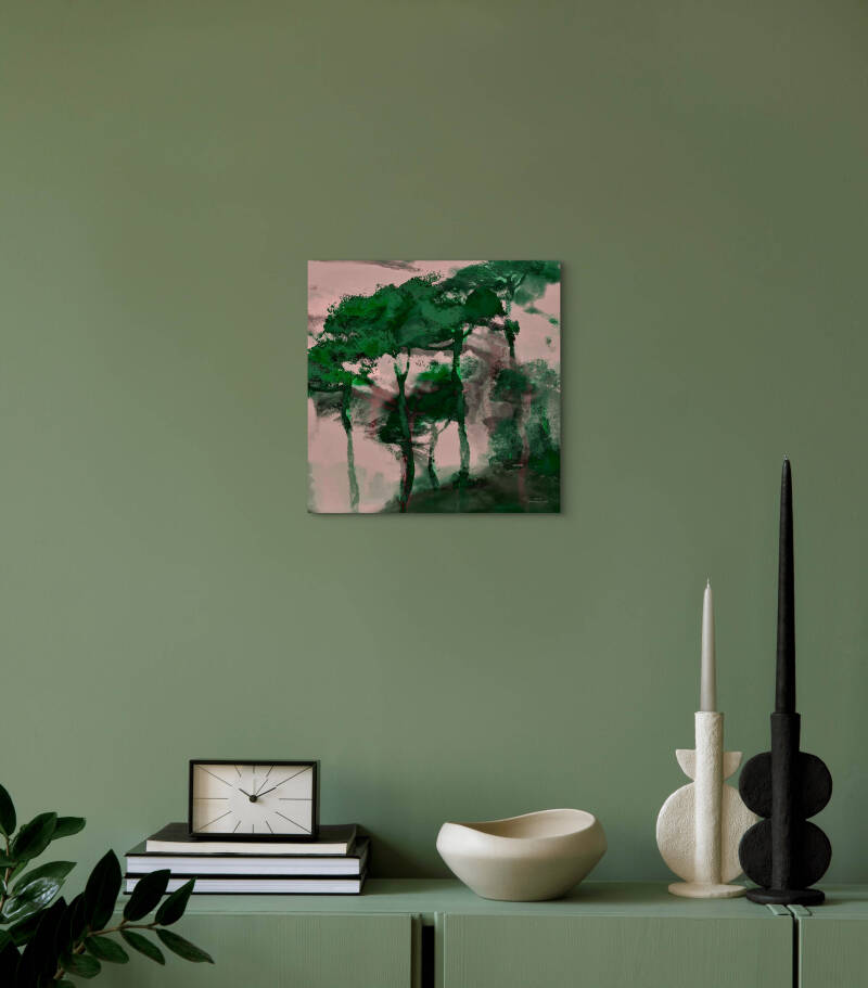 voorbeeld van digitale kunst in interieur