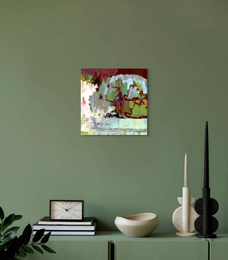 voorbeeld van digitale kunst in interieur