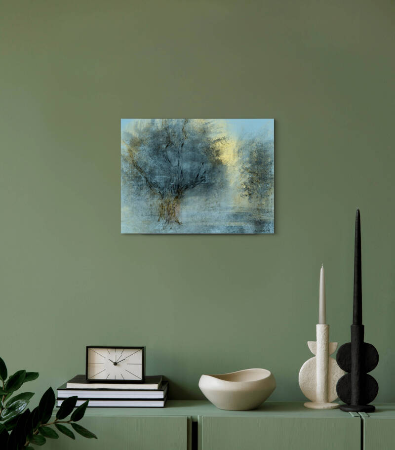 voorbeeld van digitale kunst in interieur