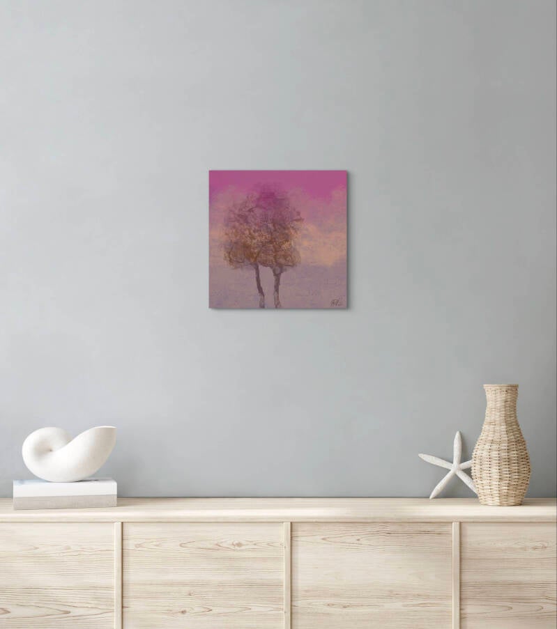 voorbeeld van digitale kunst in interieur