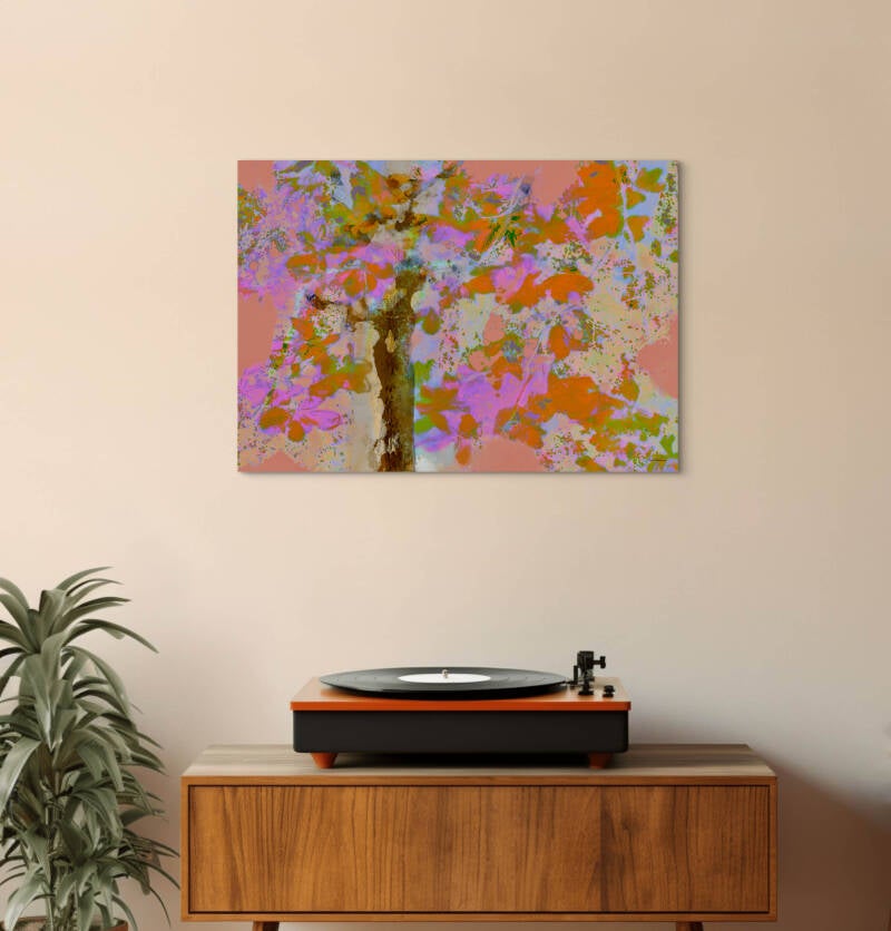 voorbeeld van schilderij in interieur