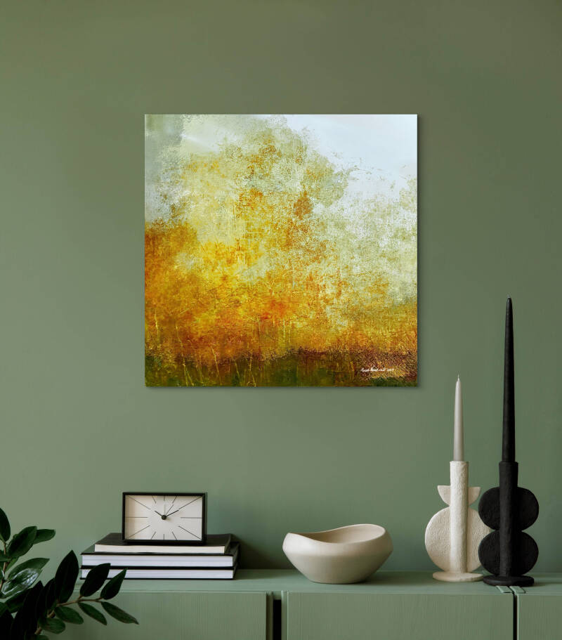 voorbeeld van schilderij in interieur