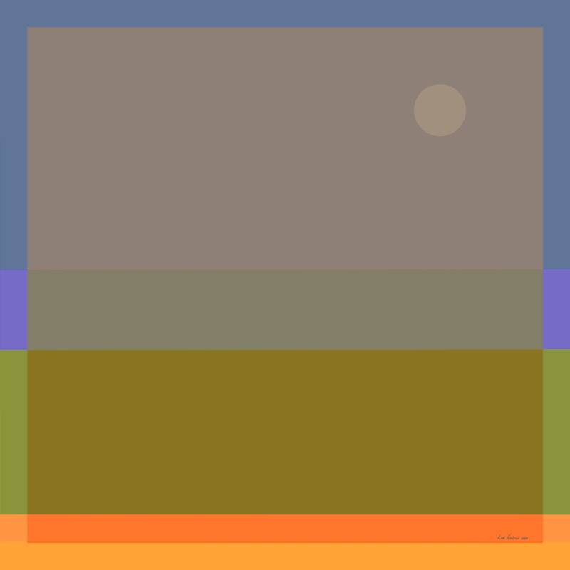 Muddy Moon, digitale kunst, 30x30cm