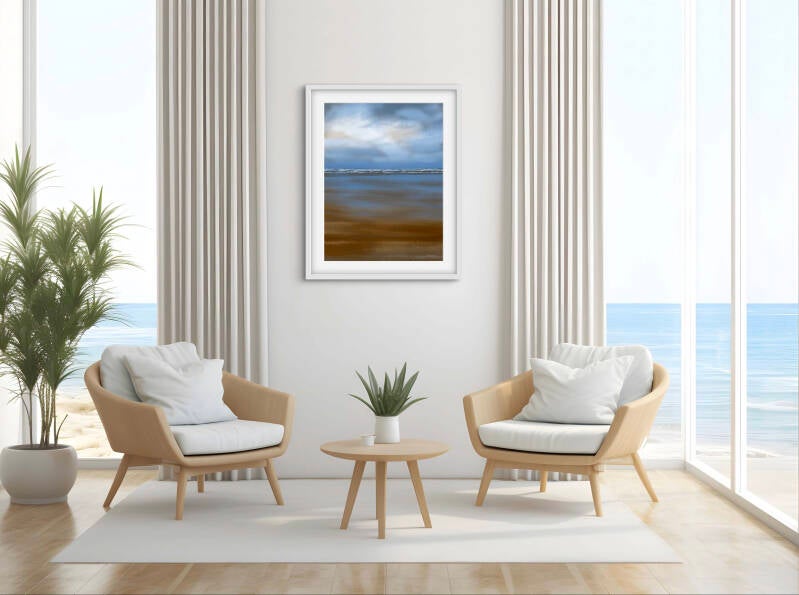 voorbeeld van digitale kunst in interieur