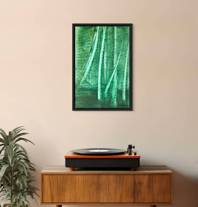 Voorbeeld van schilderij in interieur