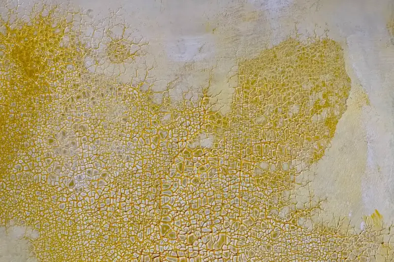 Foto van toevallig ontstane structuur in het materiaal