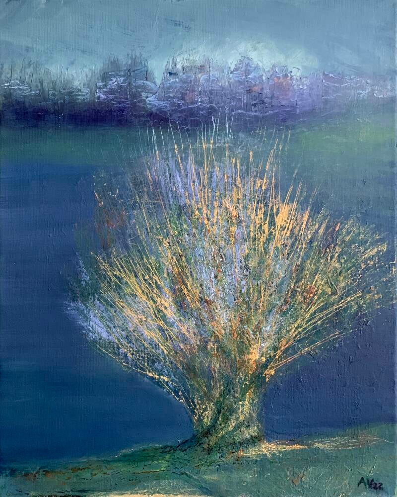 De dans van de wilgen, olieverf op doek, 40x50cm (verkocht)