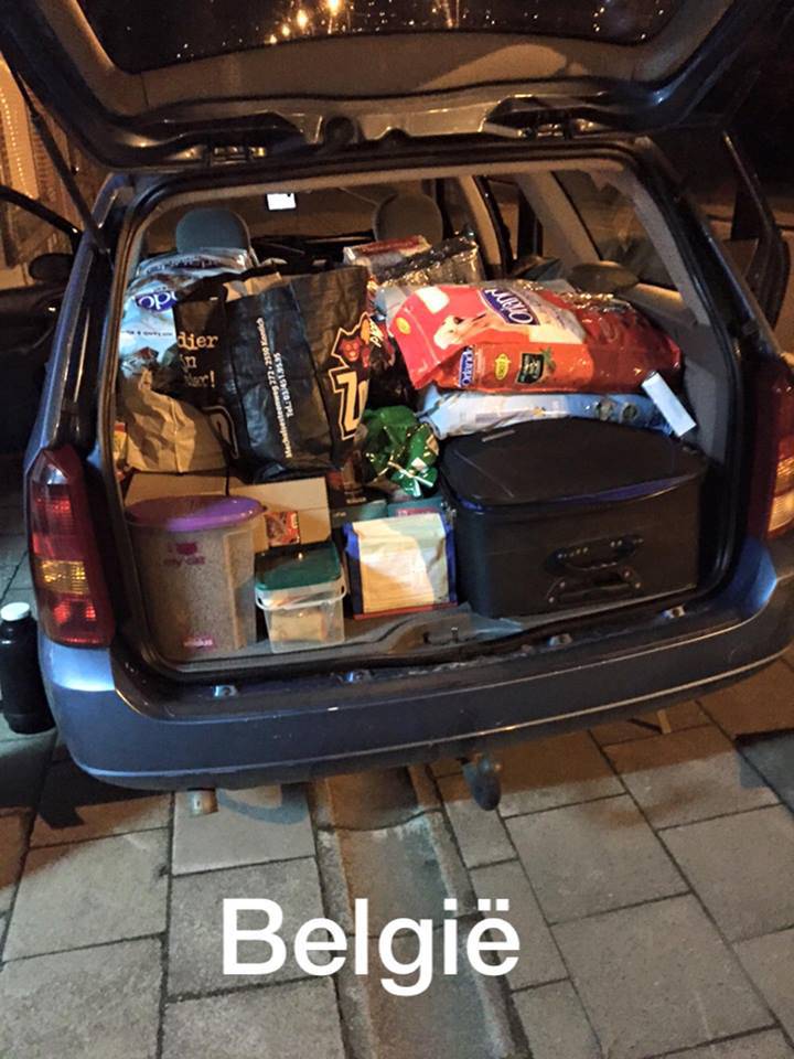 Jennyfer en Virginie vertrek vanuit Belgie 5 september 2015