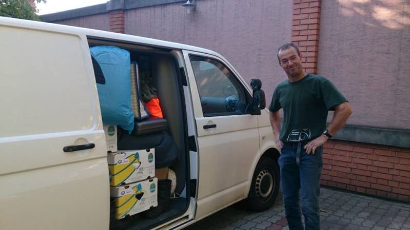 Olaf en Hanneke vertrek vanuit NL 5 september 2015