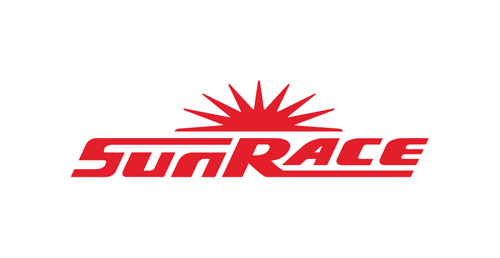 Sunrace logo - hoogwaardige cassettes en schakelsystemen met uitstekende prijs-kwaliteitverhouding bij Leeuwen2wielers in Rozenburg