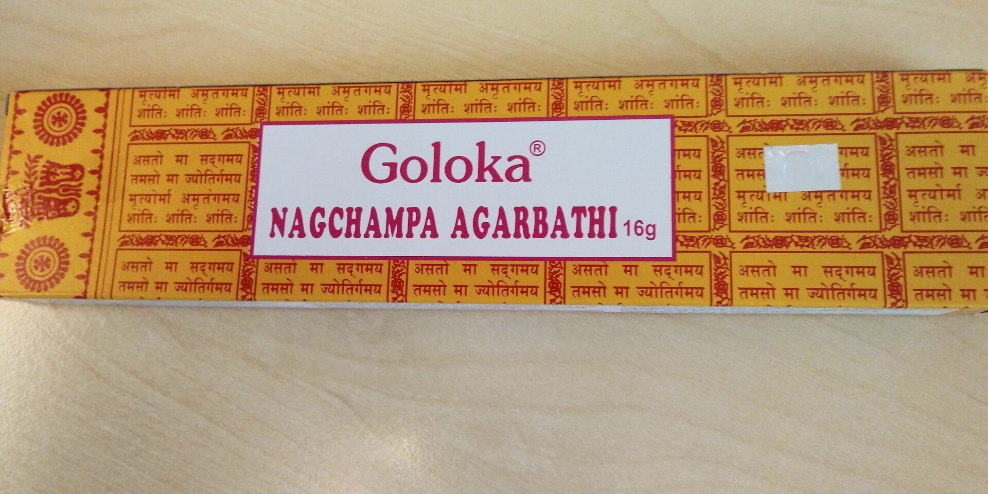 Räucherstäbchen Nag Champa gelb