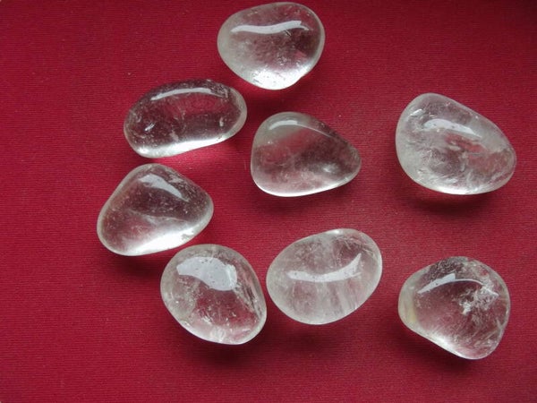 Bergkristall Trommelstein