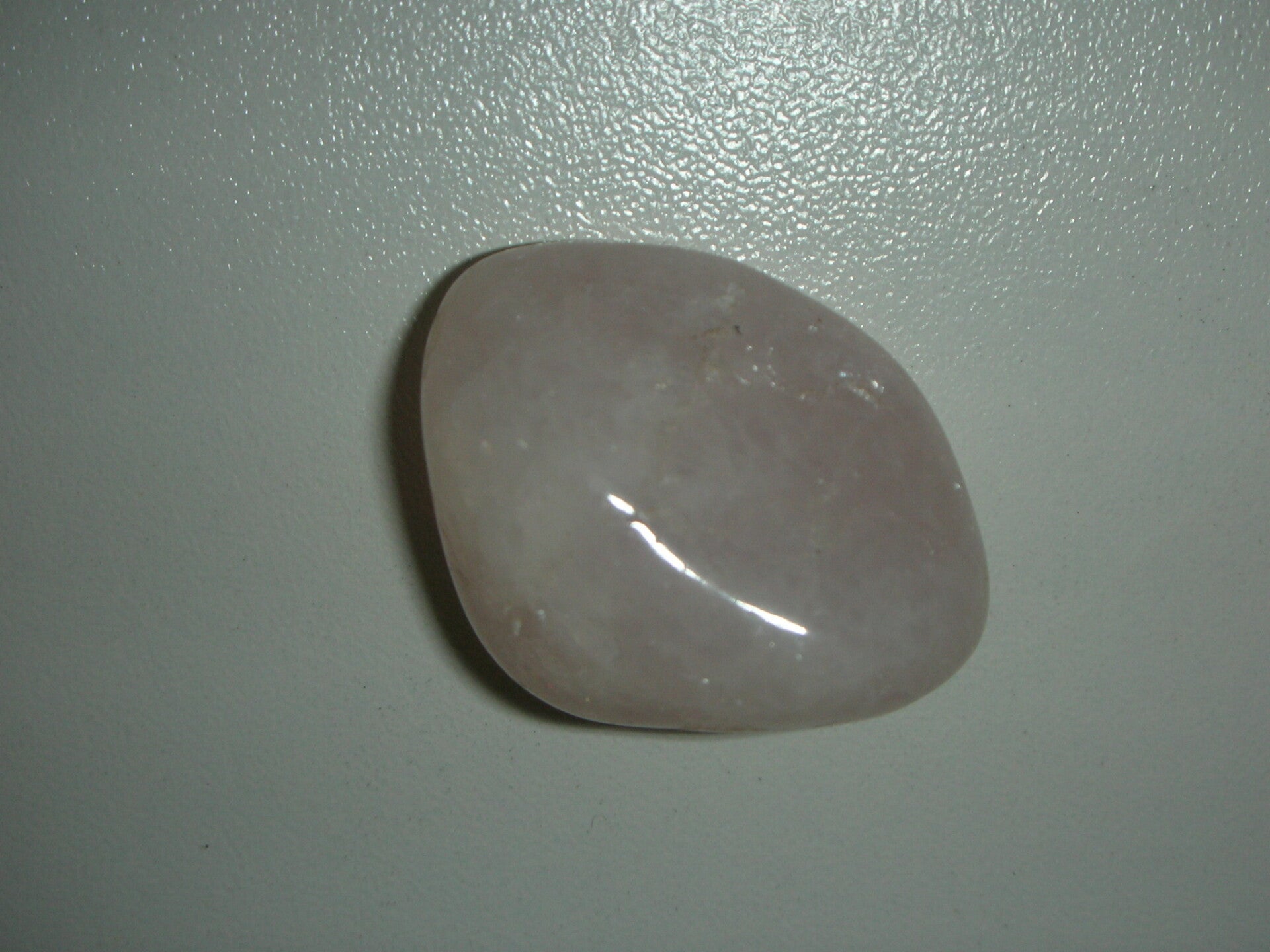 Rosenquarz Trommelstein