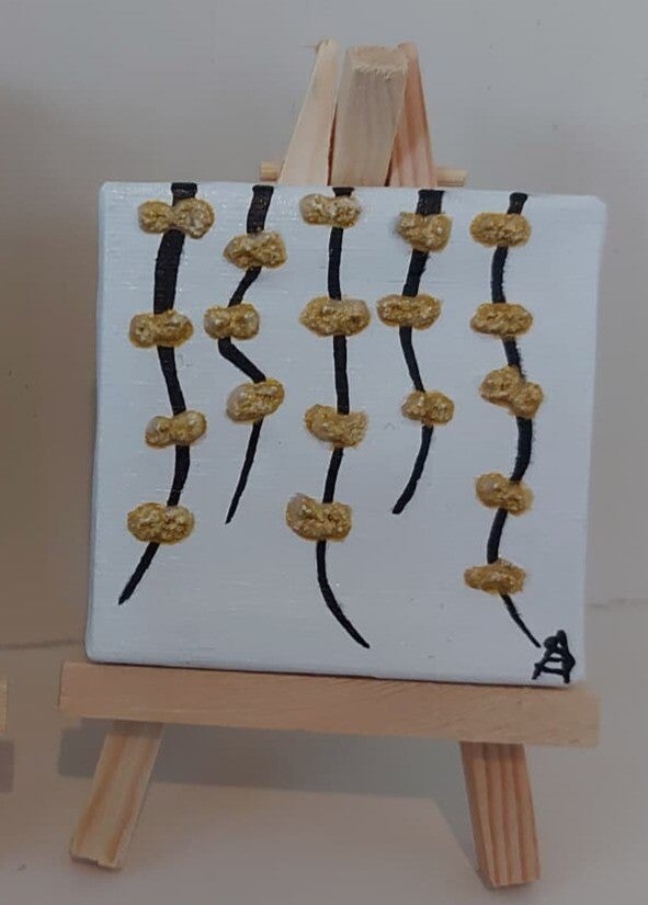 007 Mini Gouden Slingers 7,5x7,5cm