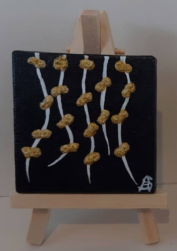 008 Mini Gouden Slingers 7,5x7,5cm