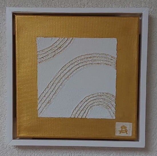 010 Goud Wit 20x20cm