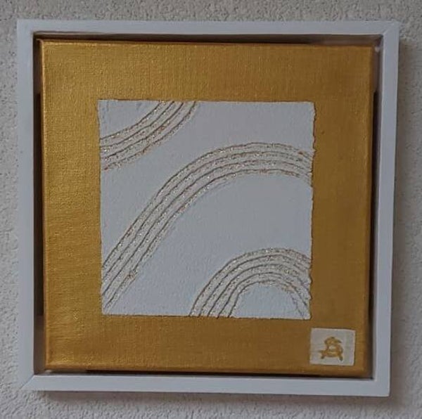 010 Goud Wit 20x20cm