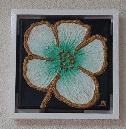 013 Wilde Witte Bloem 15x15cm