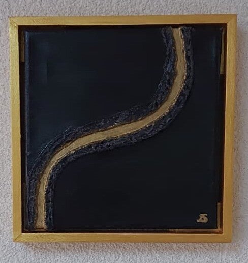 019 River Of Gold 20x20cm