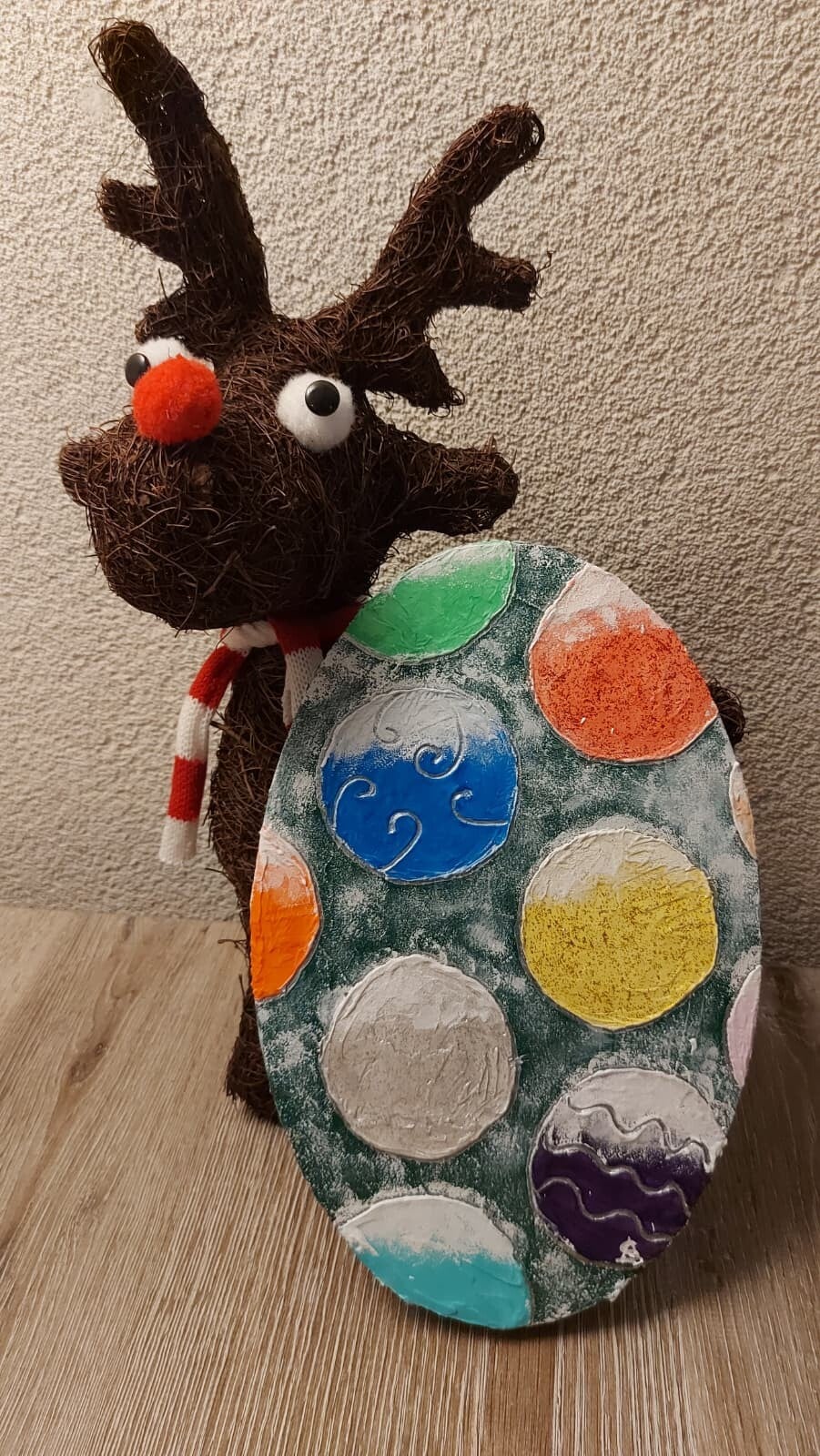 023 Snowy Christmas ovaal 30x20cm