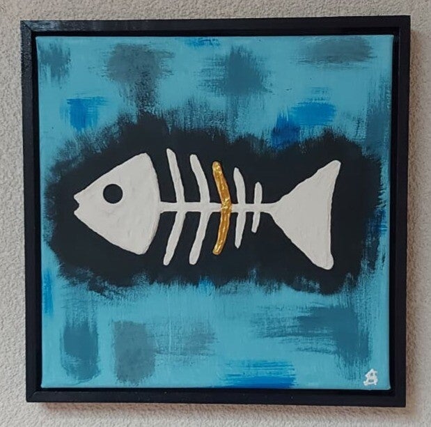 028 Fishbone 30x30cm