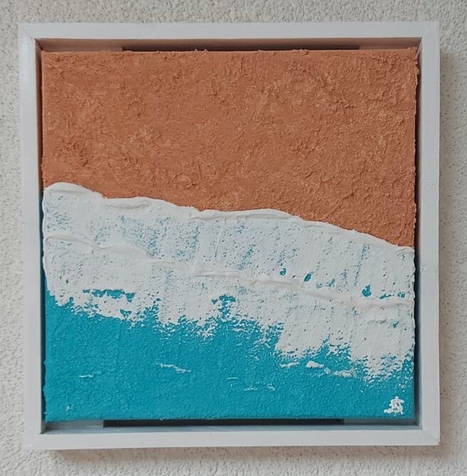 043 Voulisma Beach Kreta 20x20cm