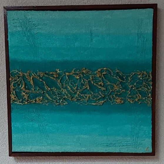 058 Golden Emerald 40x40cm
