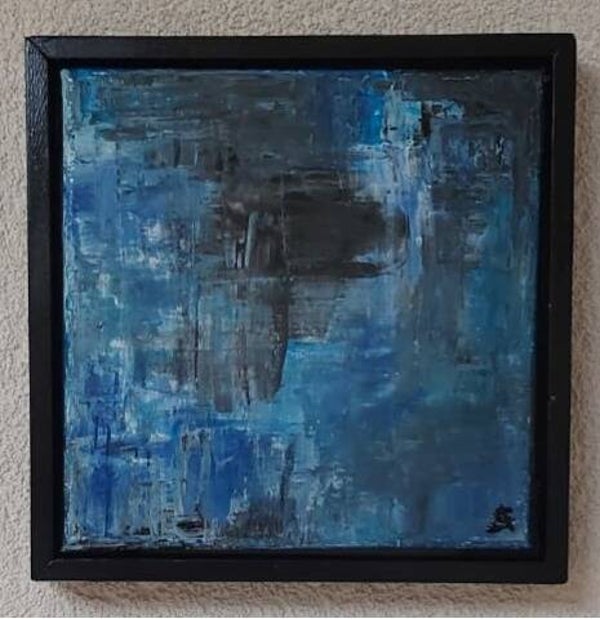 059 Jeans in the dark 20x20cm