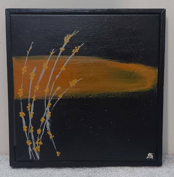 062 Bloei in het donker 30x30cm