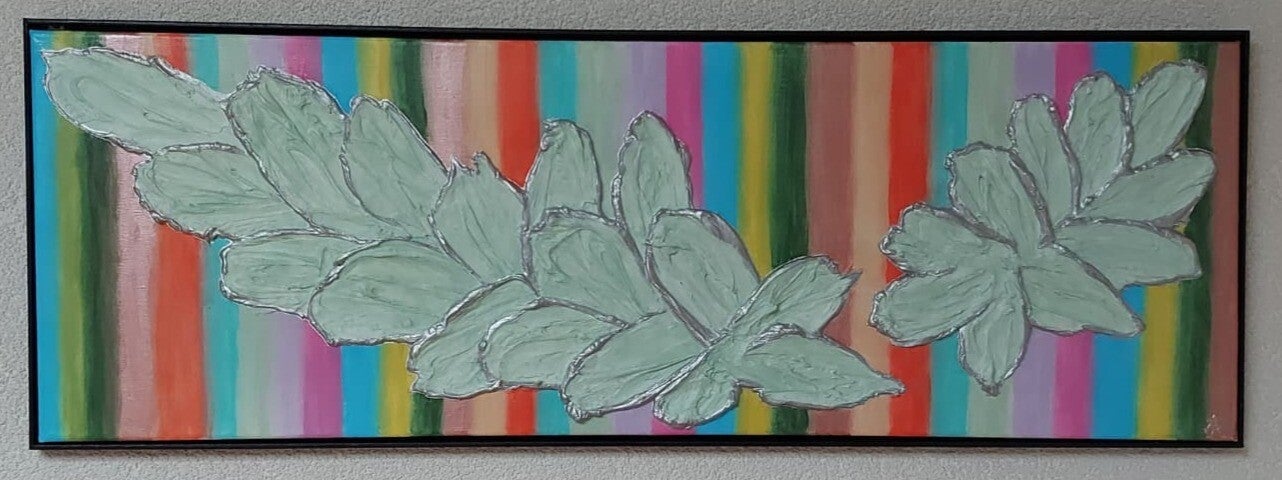 065 Leaves & colors 90x30cm