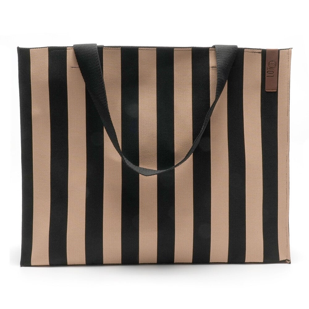 Gestreepte shopper