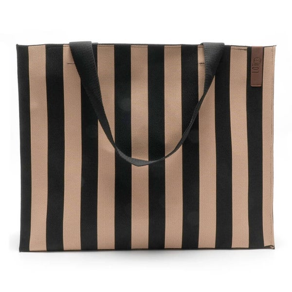 Gestreepte shopper