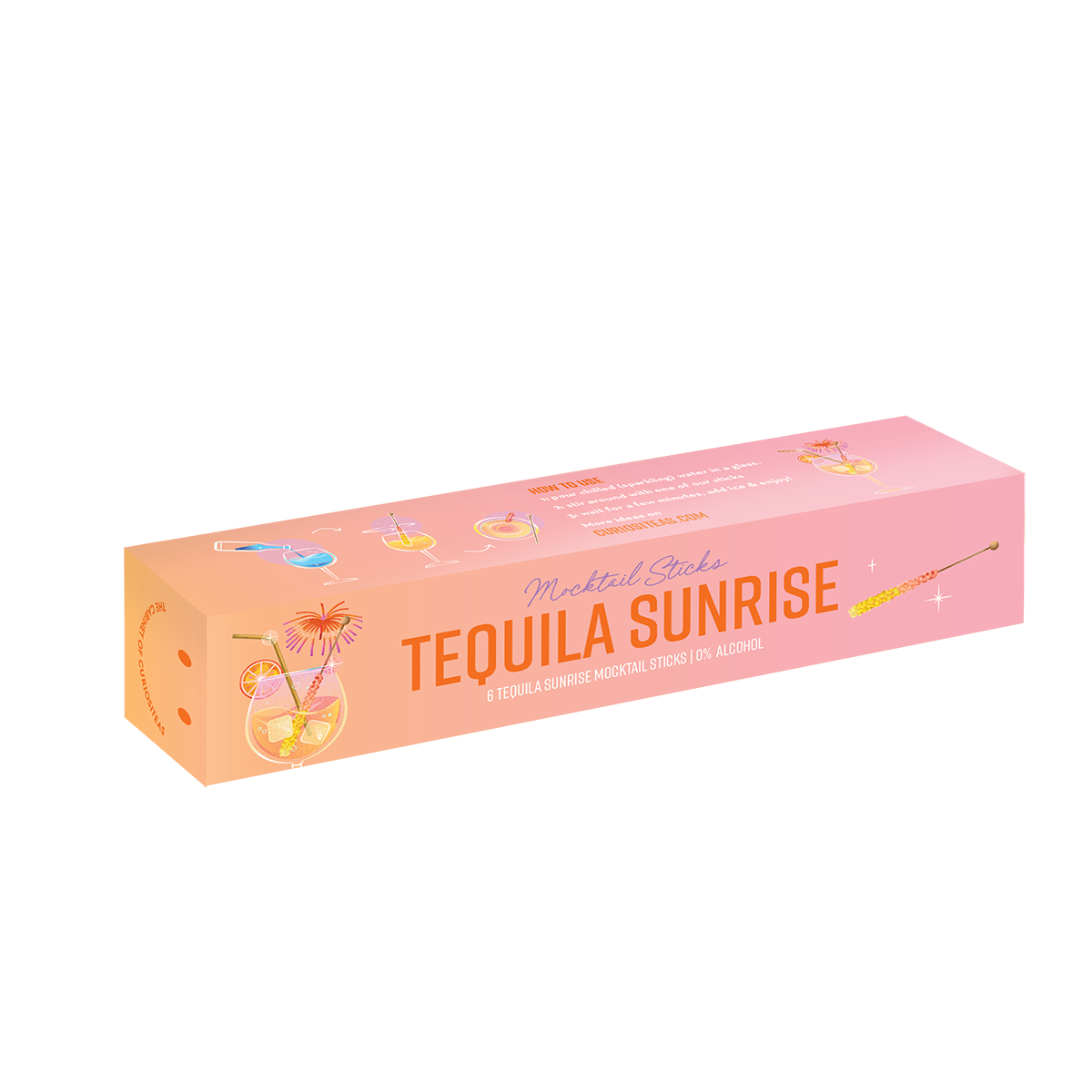 Mocktailsticks Tequila Sunrise