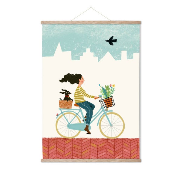 Art print A3 Trip to town