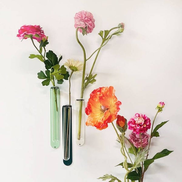 Magnetisch bloemenvaasje in verschillende kleuren