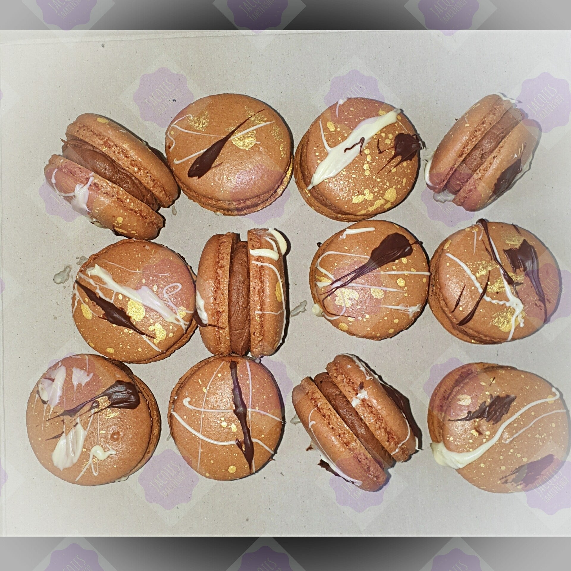 6 stuks Macarons