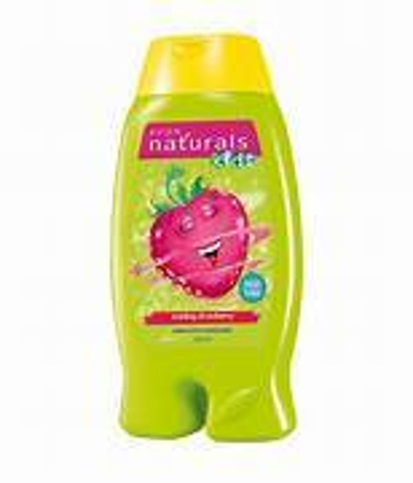 Naturals Kids Swirling Strwberry shower gel and bath foam 250ml