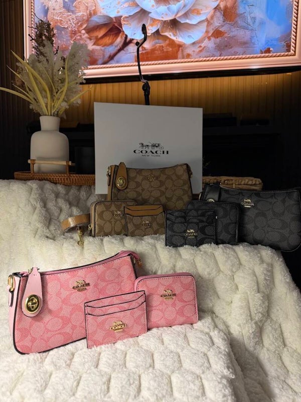 SIGNATURE 3-PIECE SHOULDER BAG SET