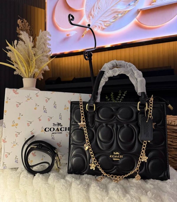COACH EMBOSSED TOTE