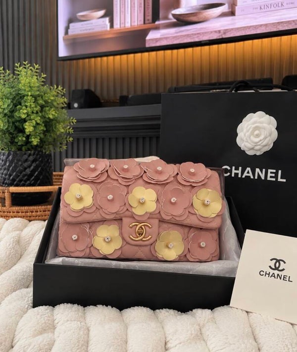 GG PINK FLORAL BAG