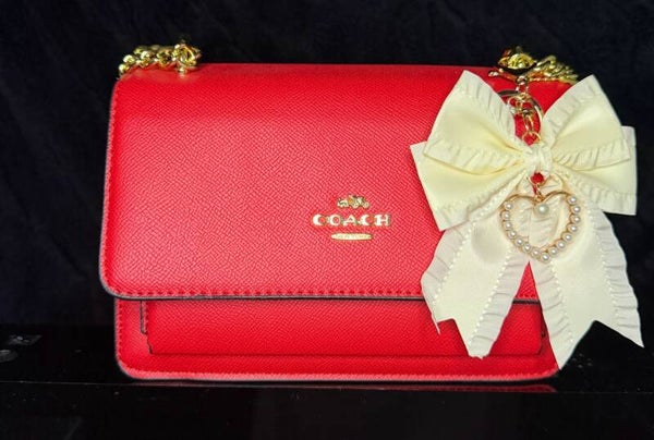 RED BOW SHOULDER BAG