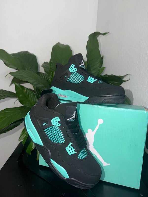 AIR JORDAN 4 BLACK & MINT GREEN