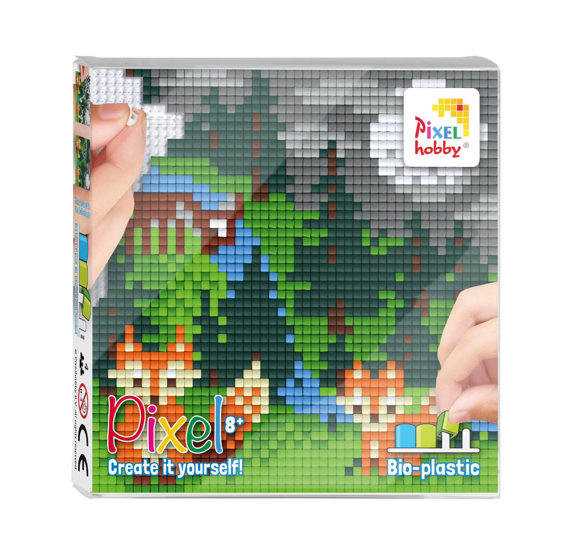 Kit 4 mini plaques renards