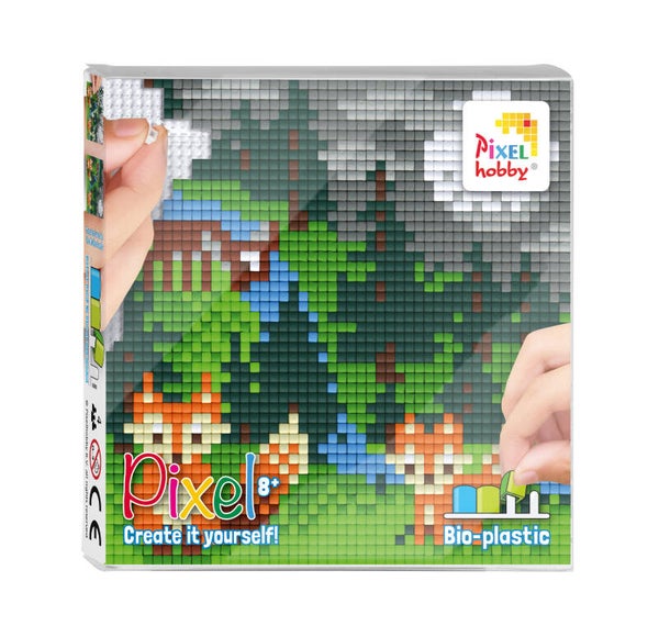 Kit 4 mini plaques renards