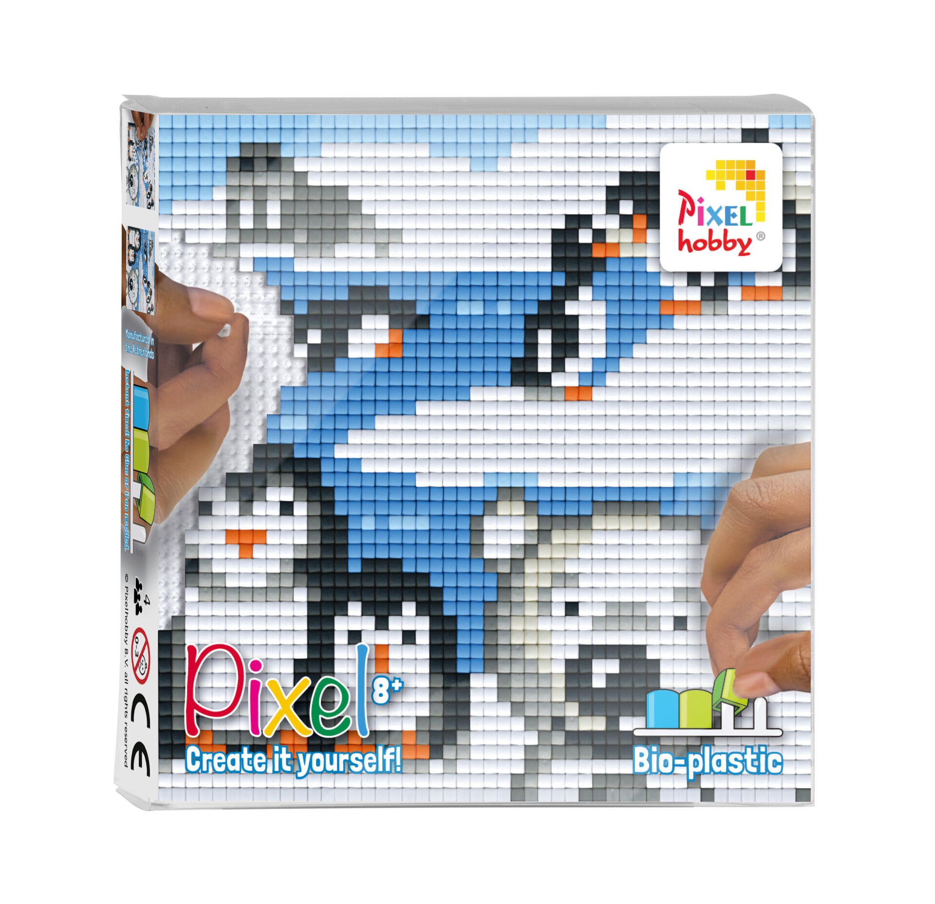 Kit 4 mini plaques animaux de la banquise