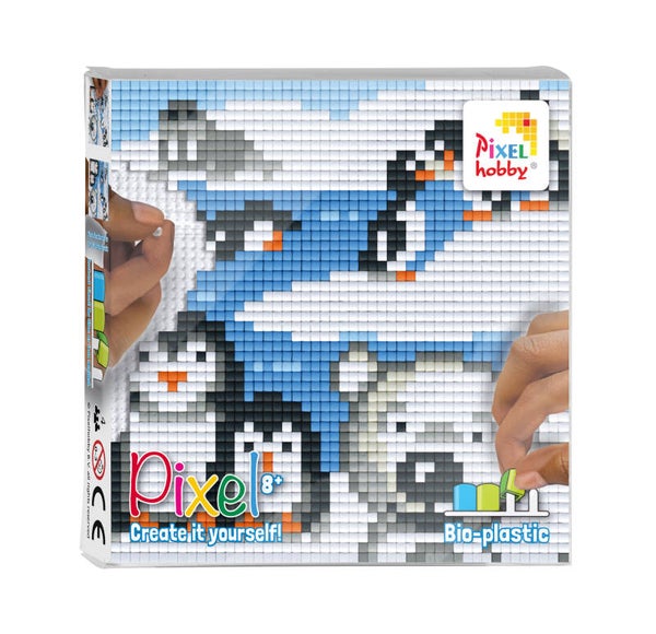 Kit 4 mini plaques animaux de la banquise